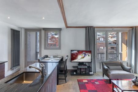 Rent in ski resort 3 room apartment 4 people (303) - Résidence les Cimes - Courchevel - Living room