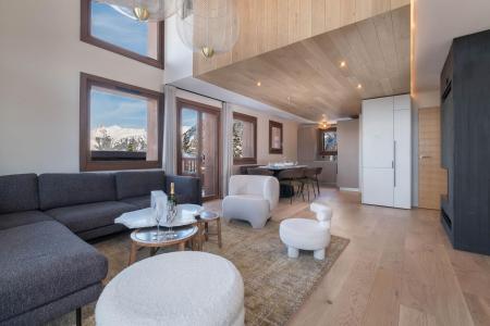 Skiverleih 4 Zimmer Maisonettewohnung für 8 Personen (ARCELIN 4) - Résidence les Glaciers - Courchevel - Wohnzimmer