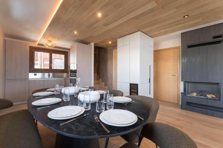 Skiverleih 4 Zimmer Maisonettewohnung für 8 Personen (ARCELIN 4) - Résidence les Glaciers - Courchevel - Wohnzimmer