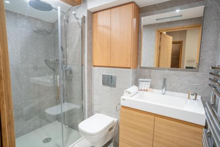 Alquiler al esquí Apartamento dúplex 4 piezas 8 personas (ARCELIN 4) - Résidence les Glaciers - Courchevel - Cuarto de ducha