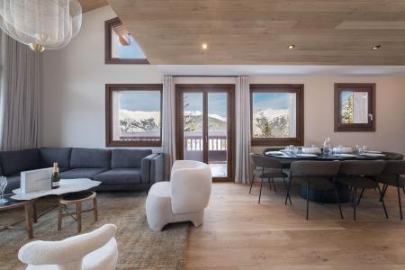 Ski verhuur Appartement duplex 4 kamers 8 personen (ARCELIN 4) - Résidence les Glaciers - Courchevel - Woonkamer