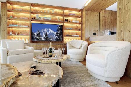 Rent in ski resort 4 room duplex apartment 6 people (1150) - Résidence les Portes de Courchevel - Courchevel - Living room