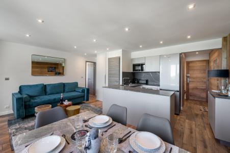 Skiverleih 4-Zimmer-Appartment für 6 Personen (101) - Résidence les Portes de Courchevel - Courchevel - Wohnzimmer