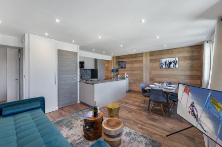 Skiverleih 4-Zimmer-Appartment für 6 Personen (101) - Résidence les Portes de Courchevel - Courchevel - Wohnzimmer