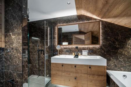 Skiverleih 4 Zimmer Maisonettewohnung für 6 Personen (720B) - Résidence les Portes de Courchevel - Courchevel - Badezimmer