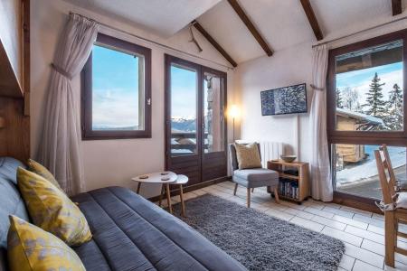 Skiverleih 2-Zimmer-Appartment für 4 Personen (02) - Résidence les Primevères - Courchevel - Wohnzimmer