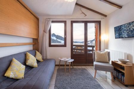 Skiverleih 2-Zimmer-Appartment für 4 Personen (02) - Résidence les Primevères - Courchevel - Wohnzimmer