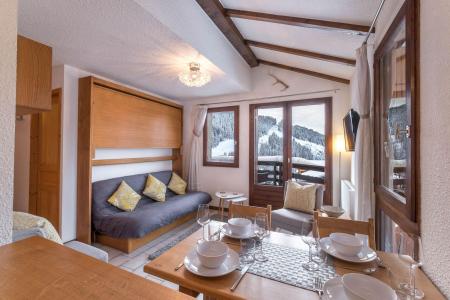 Skiverleih 2-Zimmer-Appartment für 4 Personen (02) - Résidence les Primevères - Courchevel - Wohnzimmer