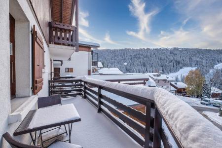 Ski verhuur Appartement 2 kamers 4 personen (02) - Résidence les Primevères - Courchevel - Balkon