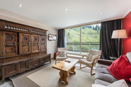 Skiverleih 3-Zimmer-Appartment für 7 Personen (405) - Résidence Ourse Bleue - Courchevel - Wohnzimmer