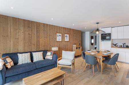 Skiverleih 3-Zimmer-Appartment für 7 Personen (604) - Résidence Ourse Bleue - Courchevel - Wohnzimmer