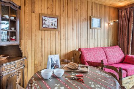 Location au ski Studio cabine 4 personnes (408) - Résidence Ourse Bleue - Courchevel - Séjour