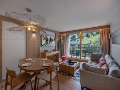 Rent in ski resort 3 room apartment cabin 4 people (404) - Résidence Phoenix - Courchevel - Living room