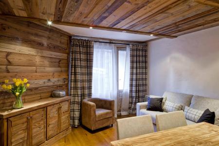 Ski verhuur Appartement 2 kamers bergnis 5 personen (18) - Résidence Roc - Courchevel - Woonkamer