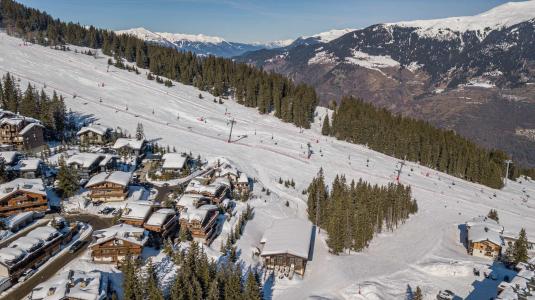 Ski verhuur Résidence Triolet - Courchevel - Buiten winter