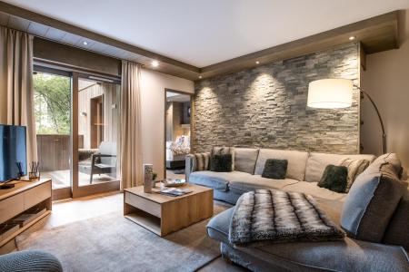 Ski verhuur Appartement 4 kabine kamers 6-8 personen (B05) - Whistler Lodge - Courchevel - Woonkamer