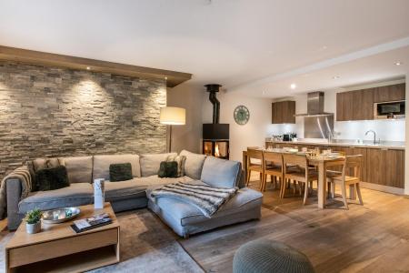 Ski verhuur Appartement 4 kabine kamers 6-8 personen (B05) - Whistler Lodge - Courchevel - Woonkamer