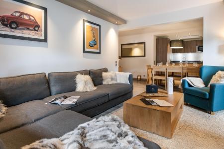 Ski verhuur Appartement 5 kamers 8 personen (B01) - Whistler Lodge - Courchevel - Woonkamer