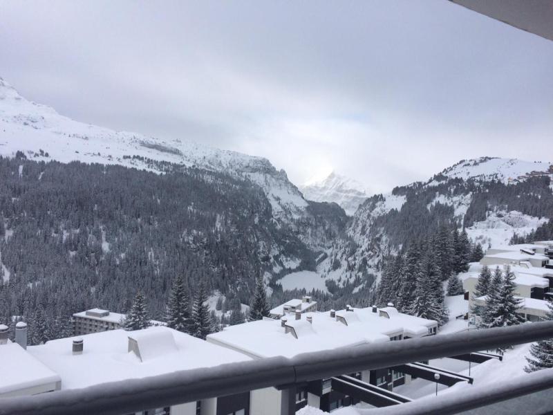 Rent in ski resort 2 room apartment 4 people (602) - La Résidence les Terrasses de Véret - Flaine - Balcony