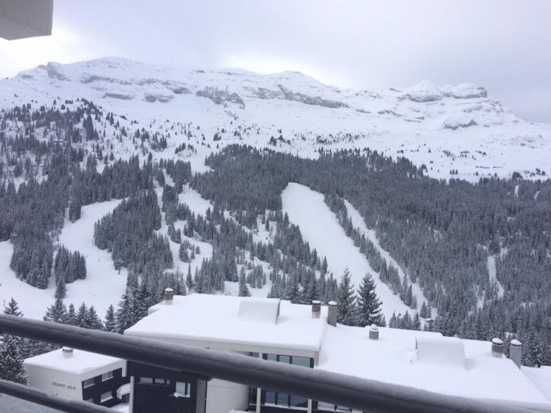 Ski verhuur Appartement 2 kamers 4 personen (602) - La Résidence les Terrasses de Véret - Flaine - Balkon