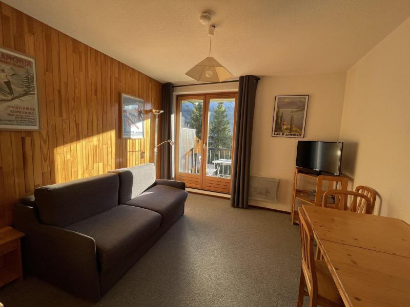 Rent in ski resort Studio cabin 4 people (204) - La Résidence Pollux - Flaine - Living room