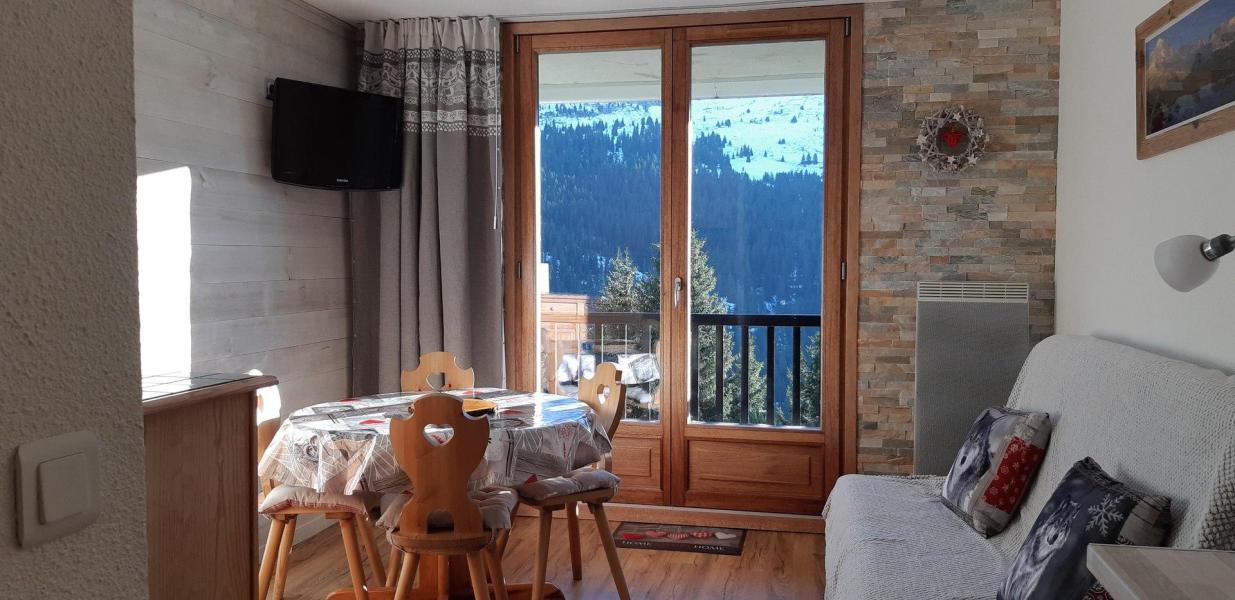 Rent in ski resort 2 room apartment cabin 4 people (211) - La Résidence Sagittaire - Flaine - Living room