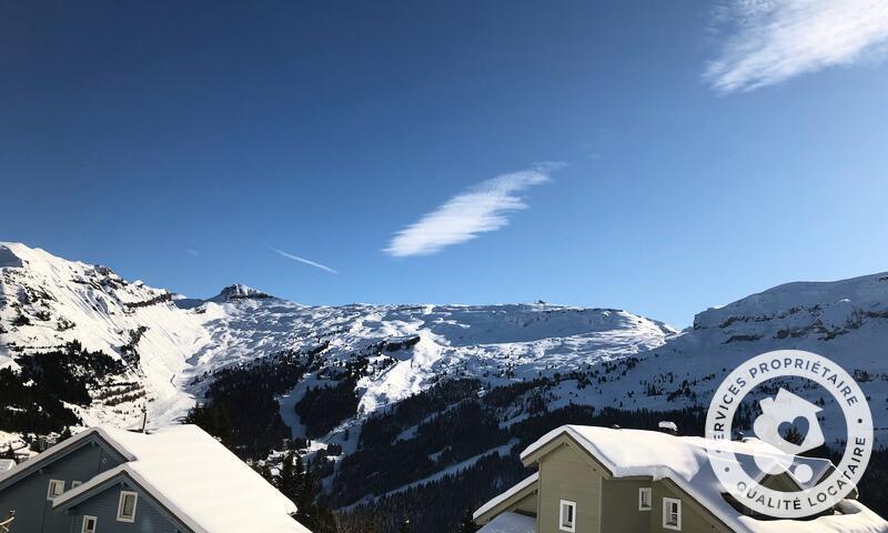Ski verhuur Chalet 6 kamers 10 personen (Confort 125m²) - Les Chalets de Flaine Hameau - Maeva Home - Flaine - Buiten winter