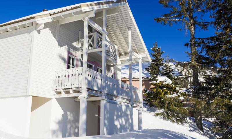 Location au ski Chalet 4 pièces 8 personnes (Sélection 84m²) - Les Chalets de Flaine Hameau - Maeva Home - Flaine - Extérieur hiver