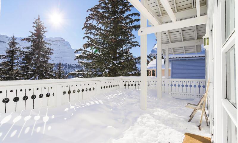Vacances en montagne Chalet 4 pièces 8 personnes (Confort 110m²) - Les Chalets de Flaine Hameau - Maeva Home - Flaine - Extérieur hiver