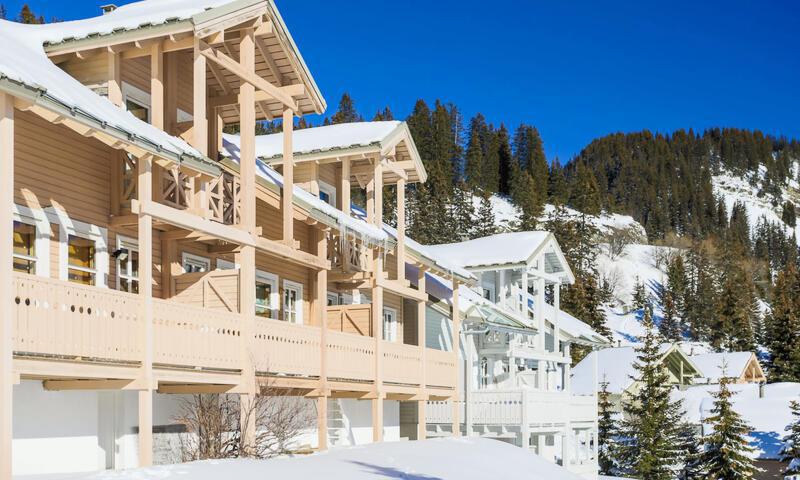 Ski verhuur Chalet 3 kamers 8 personen (Confort 84m²) - Les Chalets de Flaine Hameau - Maeva Home - Flaine - Buiten winter