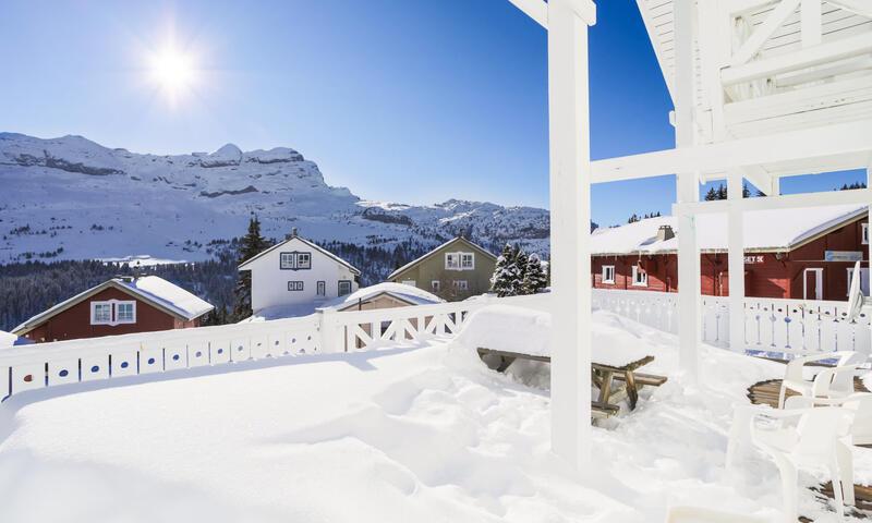 Vacances en montagne Chalet 5 pièces 8 personnes (Prestige 110m²) - Les Chalets de Flaine Hameau - Maeva Home - Flaine - Extérieur hiver