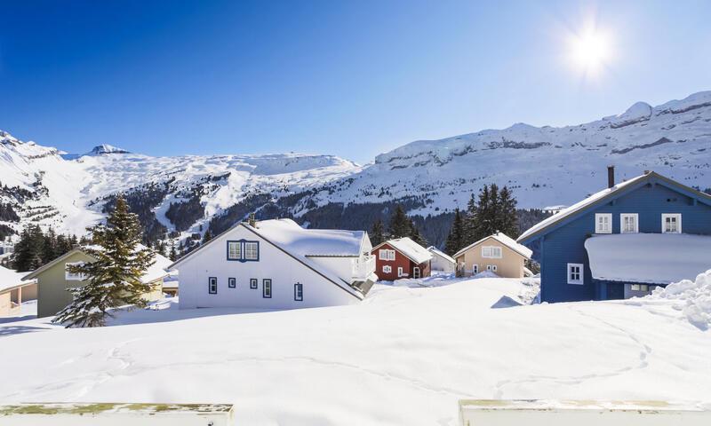 Ski verhuur Chalet 5 kamers 8 personen (Sélection 110m²) - Les Chalets de Flaine Hameau - Maeva Home - Flaine - Buiten winter