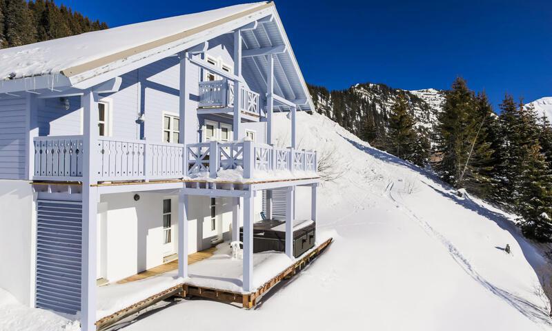 Location au ski Chalet 7 pièces 14 personnes (Prestige 180m²) - Les Chalets de Flaine Hameau - Maeva Home - Flaine - Extérieur hiver