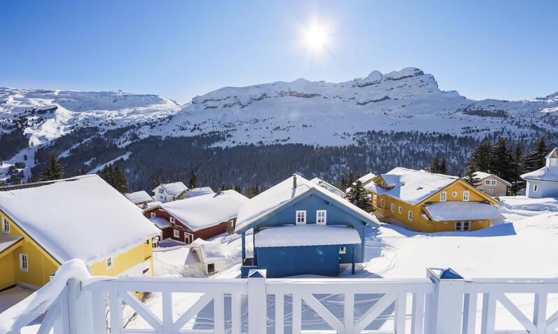 Vacances en montagne Chalet 7 pièces 14 personnes (Prestige 180m²) - Les Chalets de Flaine Hameau - Maeva Home - Flaine - Extérieur hiver