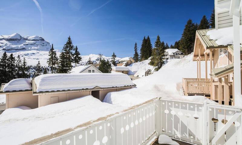 Ski verhuur Chalet 4 kamers 8 personen (Sélection 70m²) - Les Chalets de Flaine Hameau - Maeva Home - Flaine - Buiten winter