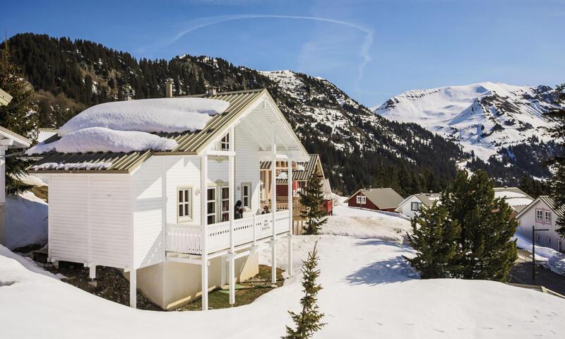 Ski verhuur Chalet 3 kamers 7 personen (Confort 70m²) - Les Chalets de Flaine Hameau - Maeva Home - Flaine - Buiten winter