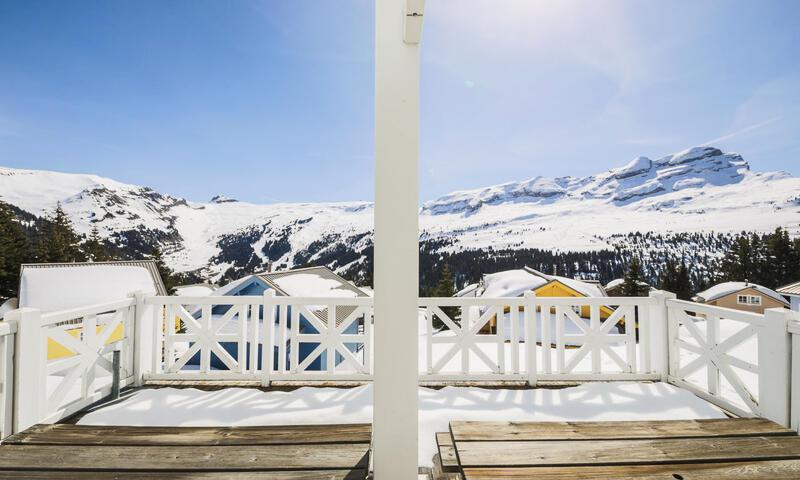 Vacances en montagne Chalet 7 pièces 12 personnes (Confort 180m²) - Les Chalets de Flaine Hameau - Maeva Home - Flaine - Extérieur hiver