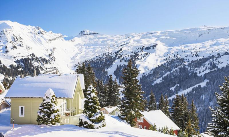 Location au ski Les Chalets de Flaine Hameau - MH - Flaine - Extérieur hiver