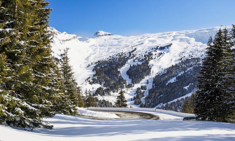 Ski verhuur Les Chalets de Flaine Hameau - MH - Flaine - Buiten winter