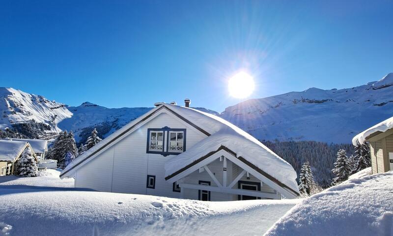 Ski verhuur Les Chalets de Flaine Hameau - MH - Flaine - Buiten winter