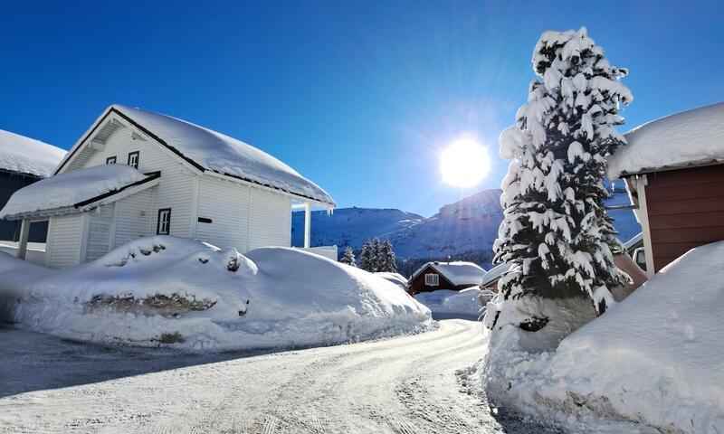 Аренда на лыжном курорте Les Chalets de Flaine Hameau - MH - Flaine - зимой под открытым небом