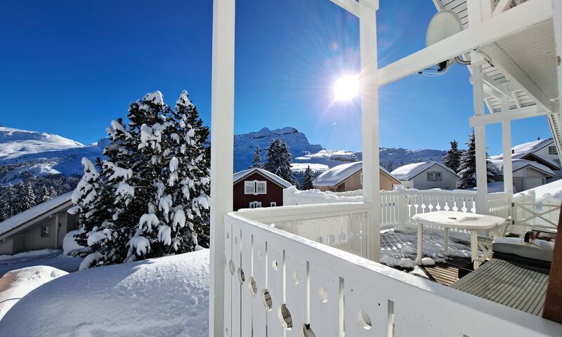 Аренда на лыжном курорте Les Chalets de Flaine Hameau - MH - Flaine - зимой под открытым небом