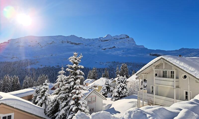 Аренда на лыжном курорте Les Chalets de Flaine Hameau - MH - Flaine - зимой под открытым небом