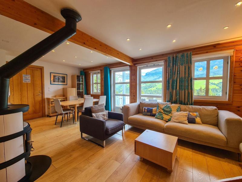 Skiverleih 4 Zimmer Chalet für 8 Personen (24) - Les Chalets du Hameau - Flaine - Wohnzimmer