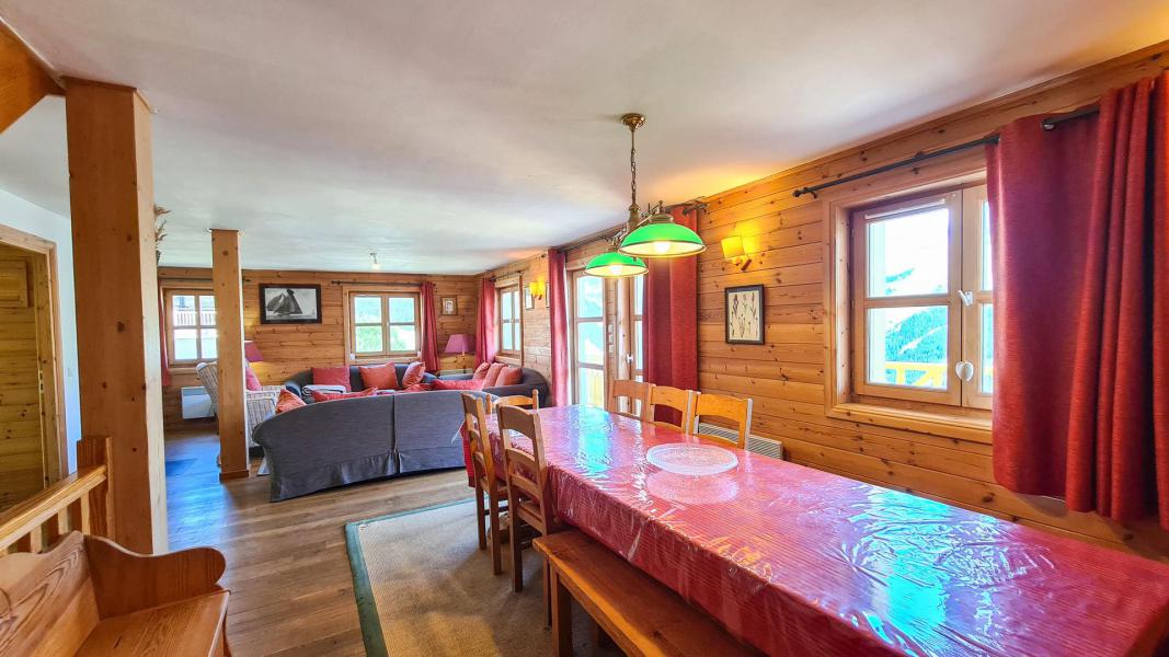 Rent in ski resort 7 room chalet 12 people (66) - Les Chalets du Hameau - Flaine - Living room