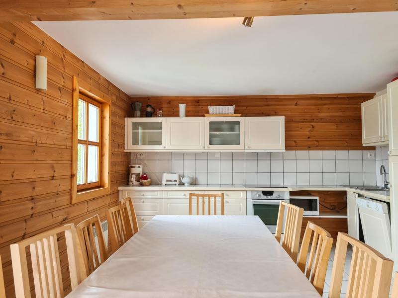 Location au ski Appartement 8 pièces 12 personnes (79) - Les Chalets du Hameau - Flaine - Coin repas