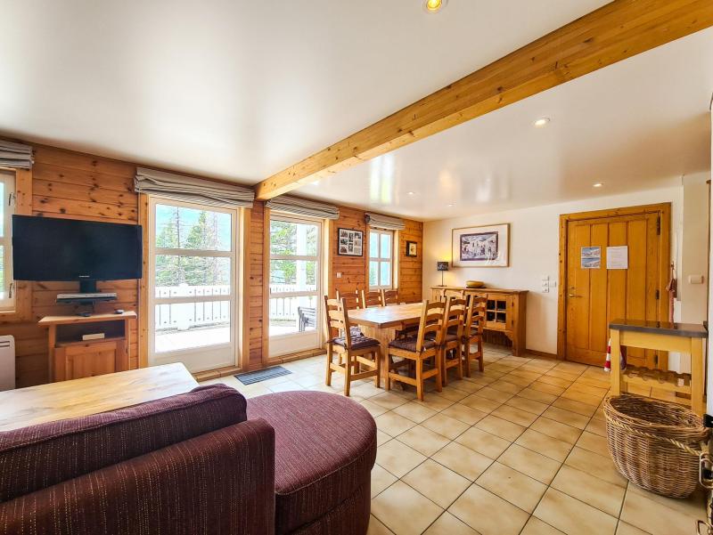 Location au ski Chalet 5 pièces mezzanine 8 personnes (08) - Les Chalets du Hameau - Flaine - Séjour