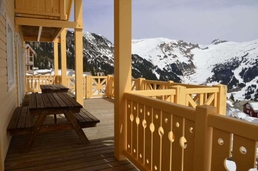 Ski verhuur Chalet 7 kamers 12 personen (66) - Les Chalets du Hameau - Flaine - Balkon