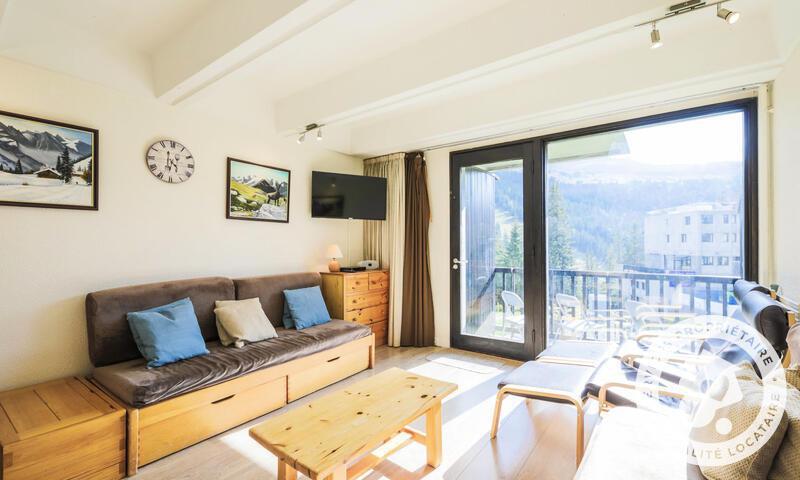 Ski verhuur Appartement 3 kamers 8 personen (Confort 58m²-2) - Résidence Aldébaran - Maeva Home - Flaine - Woonkamer