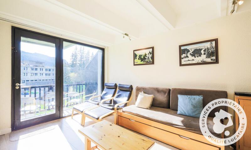 Ski verhuur Appartement 3 kamers 8 personen (Confort 58m²-2) - Résidence Aldébaran - Maeva Home - Flaine - Woonkamer